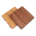 Waterproof Splinter Free Pool Terrace Garden Interlocking Tiles Engineered DIY Tiles WPC Deck Tiles Outdoor Floor Tiles